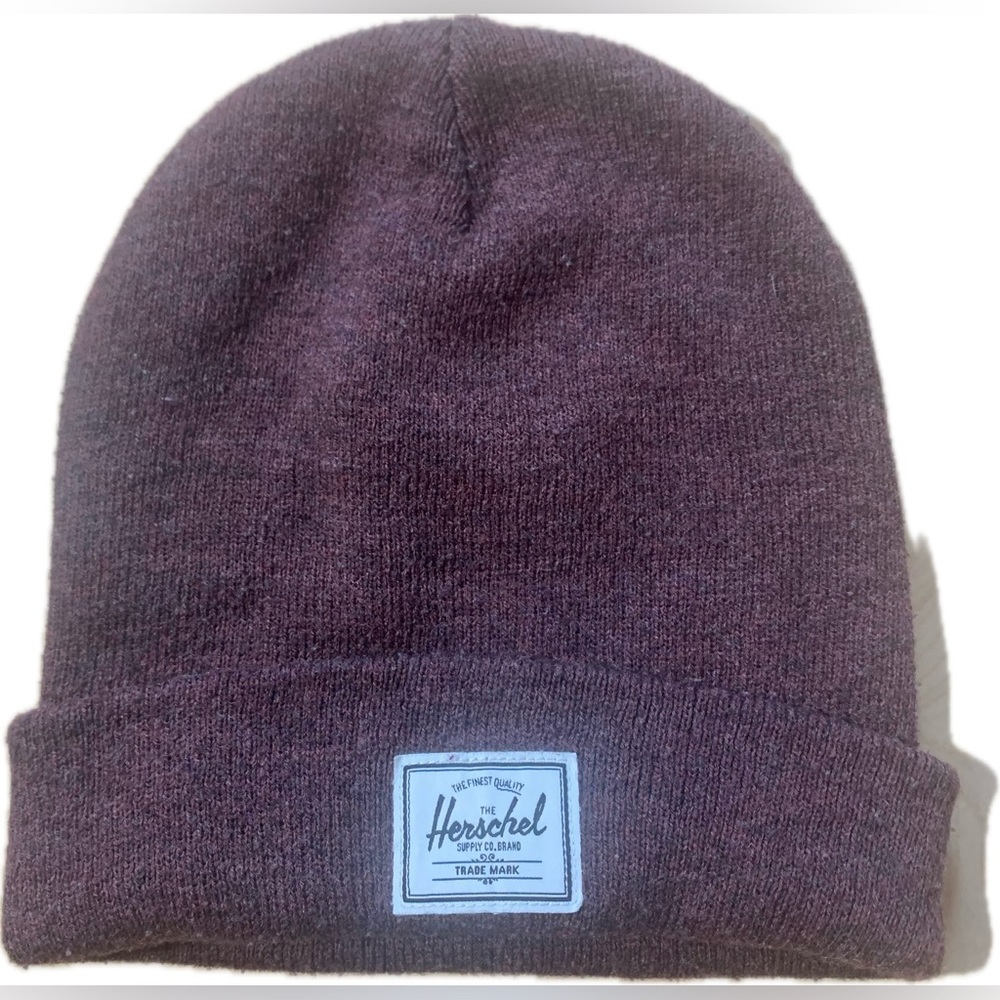 Herschel Supply Company Burgundy Knit Beanie